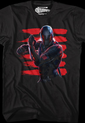 Snake Eyes Action Pose GI Joe T-Shirt