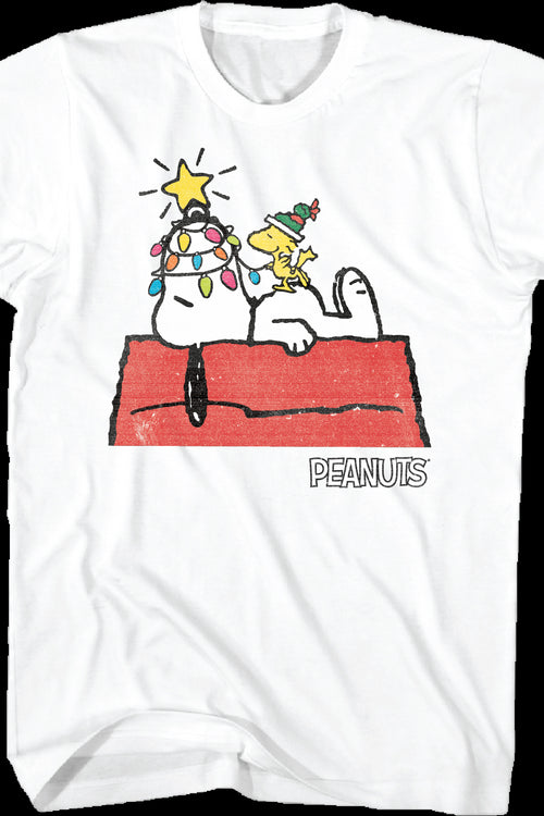 Snoopy Christmas Lights Peanuts T-Shirtmain product image