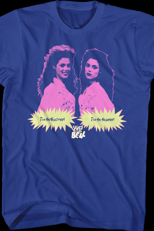 So Excited So Scared Saved By The Bell T-Shirtmain product image