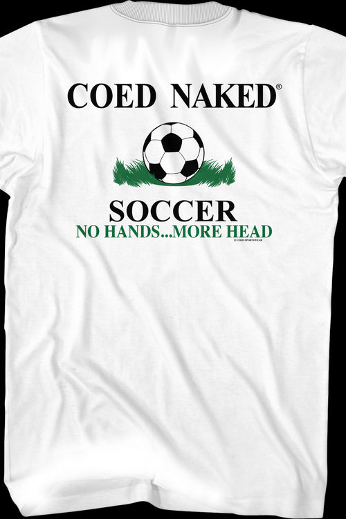 Soccer Coed Naked T-Shirtmain product image