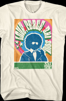 Soul Train Love Peace And Soul T-Shirt
