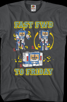 Soundwave Fast Fwd To Friday Transformers T-Shirt