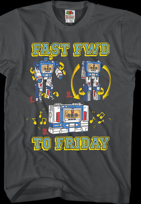 Soundwave Fast Fwd To Friday Transformers T-Shirt