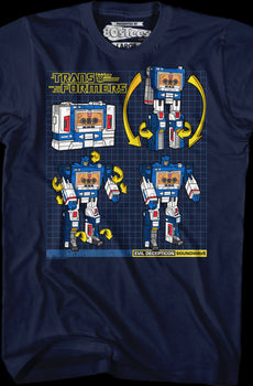 Soundwave Modes Transformers T-Shirt