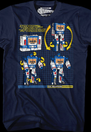 Soundwave Modes Transformers T-Shirt