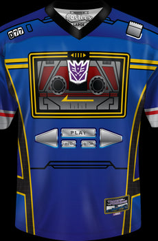 Soundwave Transformers Football Jersey