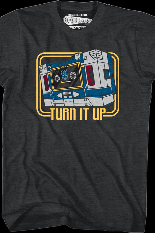 Soundwave Turn It Up Transformers T-Shirtmain product image