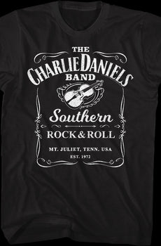 Southern Rock & Roll Charlie Daniels Band T-Shirt