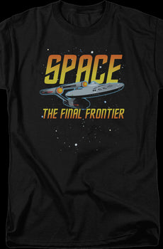 Space The Final Frontier Star Trek T-Shirt
