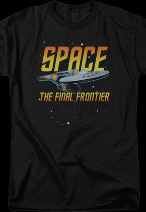 Space The Final Frontier Star Trek T-Shirt