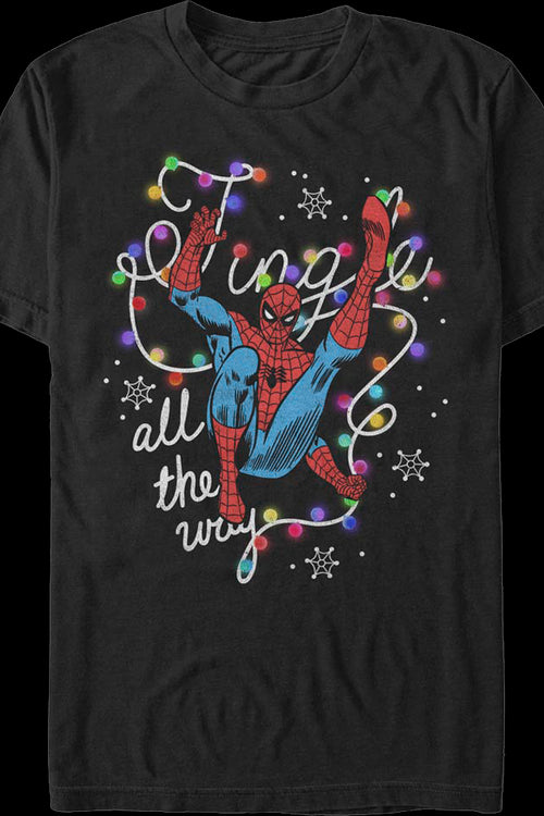 Spider-Man Tingle All The Way Marvel Comics T-Shirtmain product image