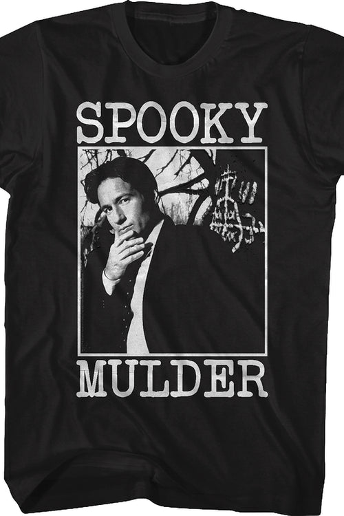 Spooky Mulder X-Files T-Shirtmain product image