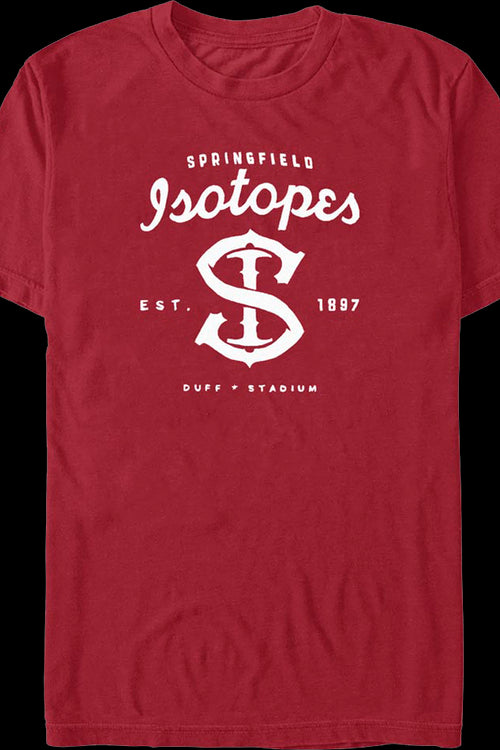 Springfield Isotopes Simpsons T-Shirtmain product image