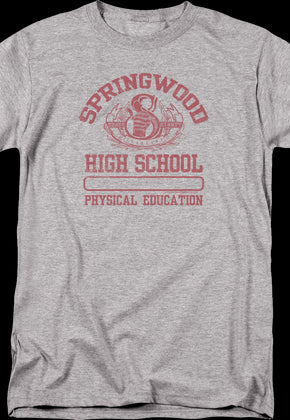 Springwood High School Nightmare On Elm Street T-Shirt