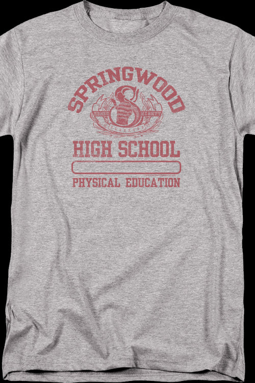 Springwood High School Nightmare On Elm Street T-Shirtmain product image
