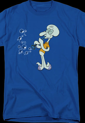 Squidward's Clarinet SpongeBob SquarePants T-Shirt