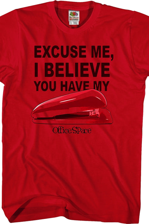 Stapler Office Space T-Shirtmain product image
