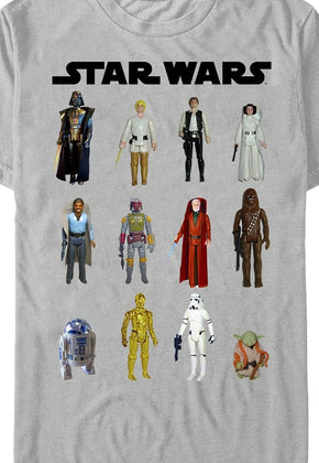 Star Wars Action Figures T-Shirt