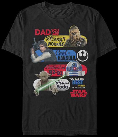 Star Wars Fathers Day Shirts