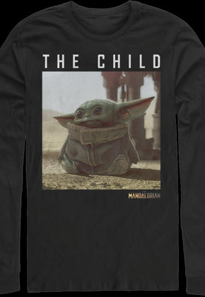 Star Wars The Mandalorian The Child Photograph Long Sleeve Shirt