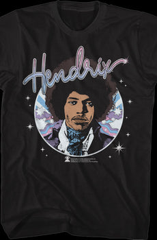 Starry Circle Jimi Hendrix T-Shirt