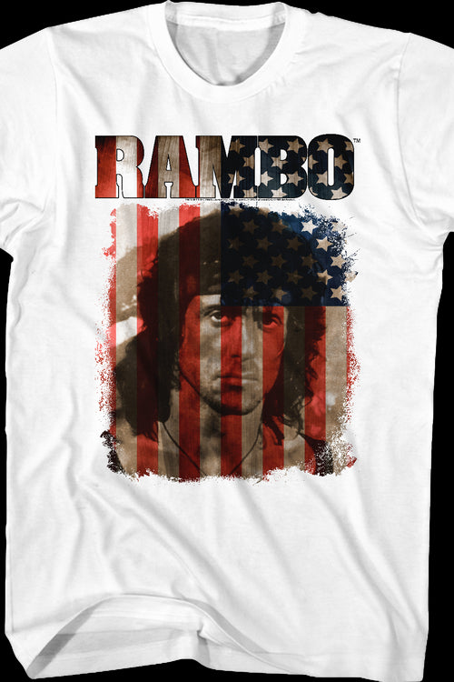 Stars and Stripes Rambo T-Shirtmain product image