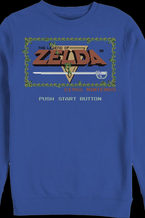 Start Screen Legend of Zelda Sweatshirtmain product image
