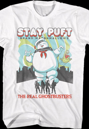 Stay Puft Brand Marshmallows Real Ghostbusters T-Shirt