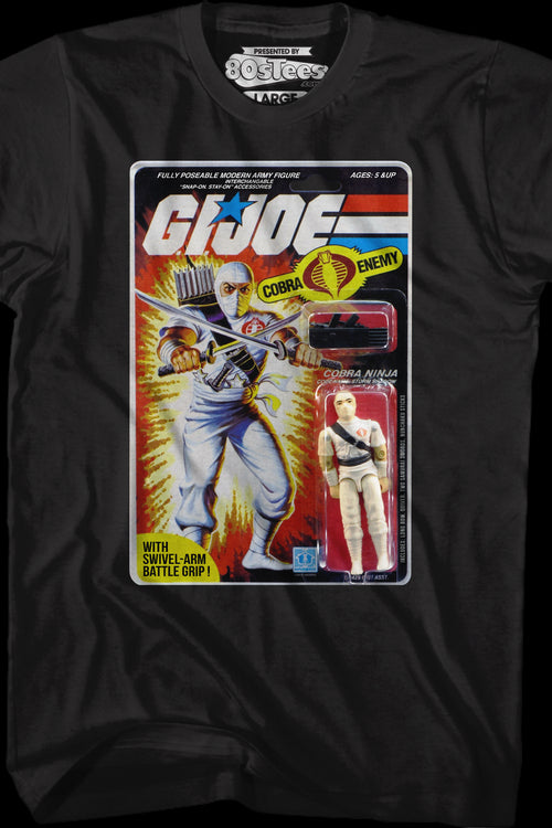 Storm Shadow Figure Box Art GI Joe T-Shirtmain product image