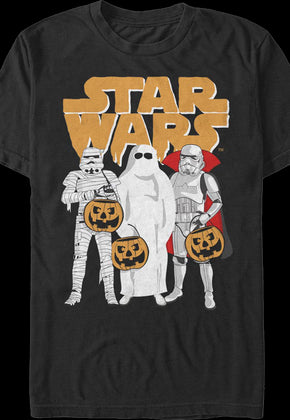 Stormtroopers Trick Or Treating Star Wars T-Shirt