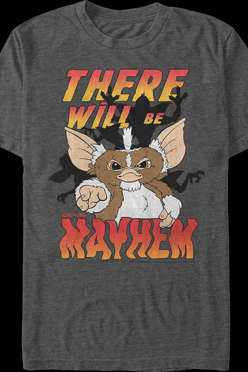 Stripe There Will Be Mayhem Gremlins T-Shirtmain product image