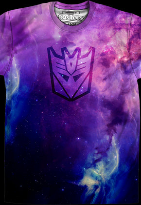 Sublimation Galaxy Decepticon Logo Transformers Shirt