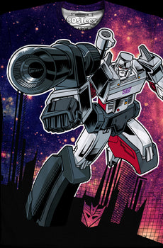 Sublimation Galaxy Megatron Transformers Shirt