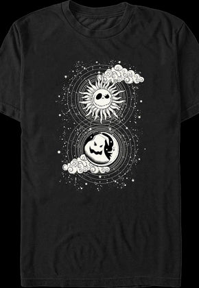 Moon & Sun Tarot Card Nightmare Before Christmas T-Shirt