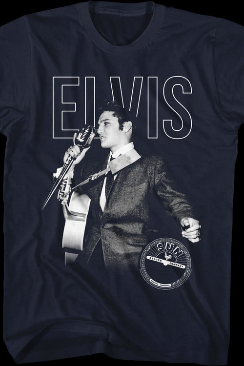 Sun Records Microphone Elvis Presley T-Shirtmain product image