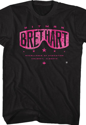 Sunglasses Bret Hitman Hart T-Shirt