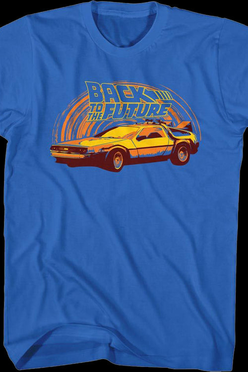 Sunrise DeLorean Back To The Future T-Shirtmain product image