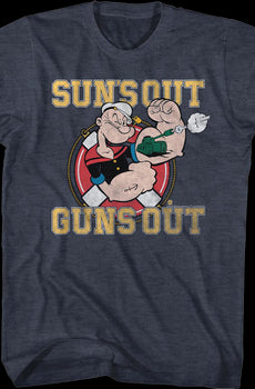 Sun's Out Guns Out Popeye T-Shirt