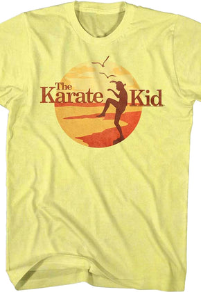 Sunset Crane Kick Karate Kid T-Shirt