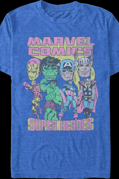 Super Hero Heads Marvel Comics T-Shirtmain product image