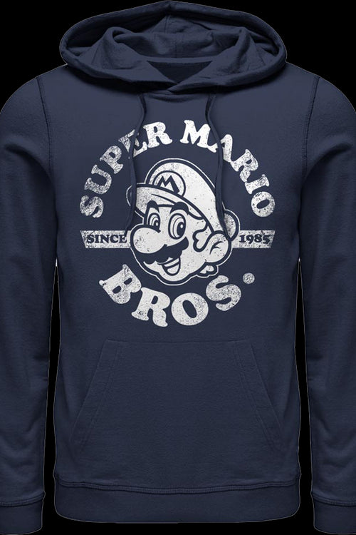 Super Mario Bros. Distressed Since 1985 Nintendo Hoodiemain product image