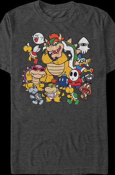 Super Mario Bros. Villains Nintendo T-Shirt