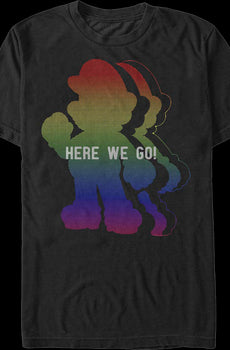 Super Mario Here We Go Nintendo T-Shirt