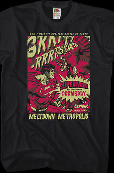 Superman Faces Off With Doomsday DC Comics T-Shirt