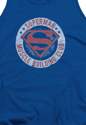 Superman Muscle Building Club Tank Top