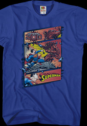 Superman vs General Zod DC Comics T-Shirt