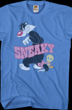 Sylvester and Tweety Sneaky Looney Tunes T-Shirt