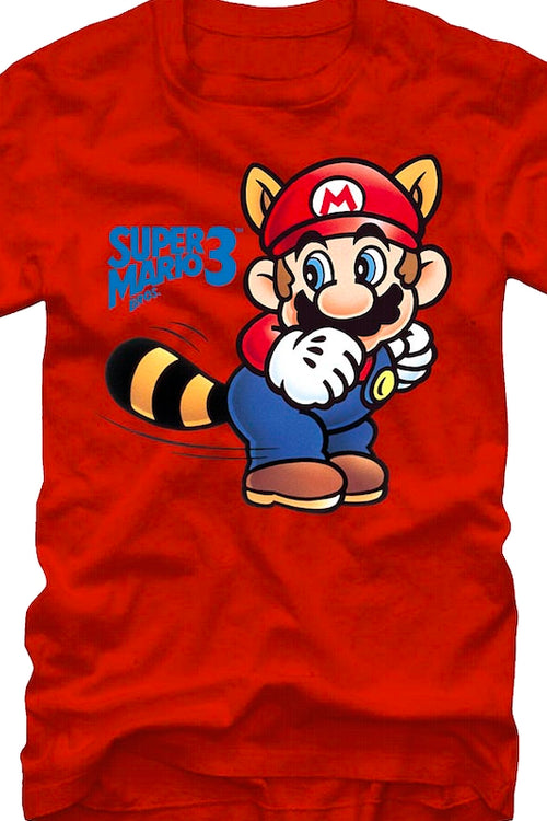 Raccoon Tail Whip Super Mario Bros. 3 T-Shirtmain product image