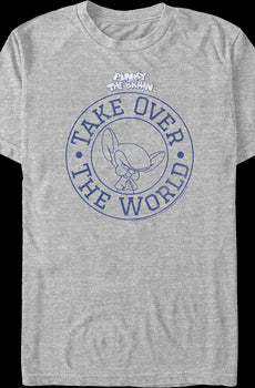 Take Over The World Circle Pinky And The Brain T-Shirt