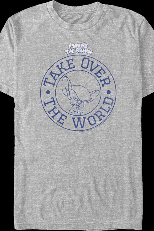Take Over The World Circle Pinky And The Brain T-Shirtmain product image